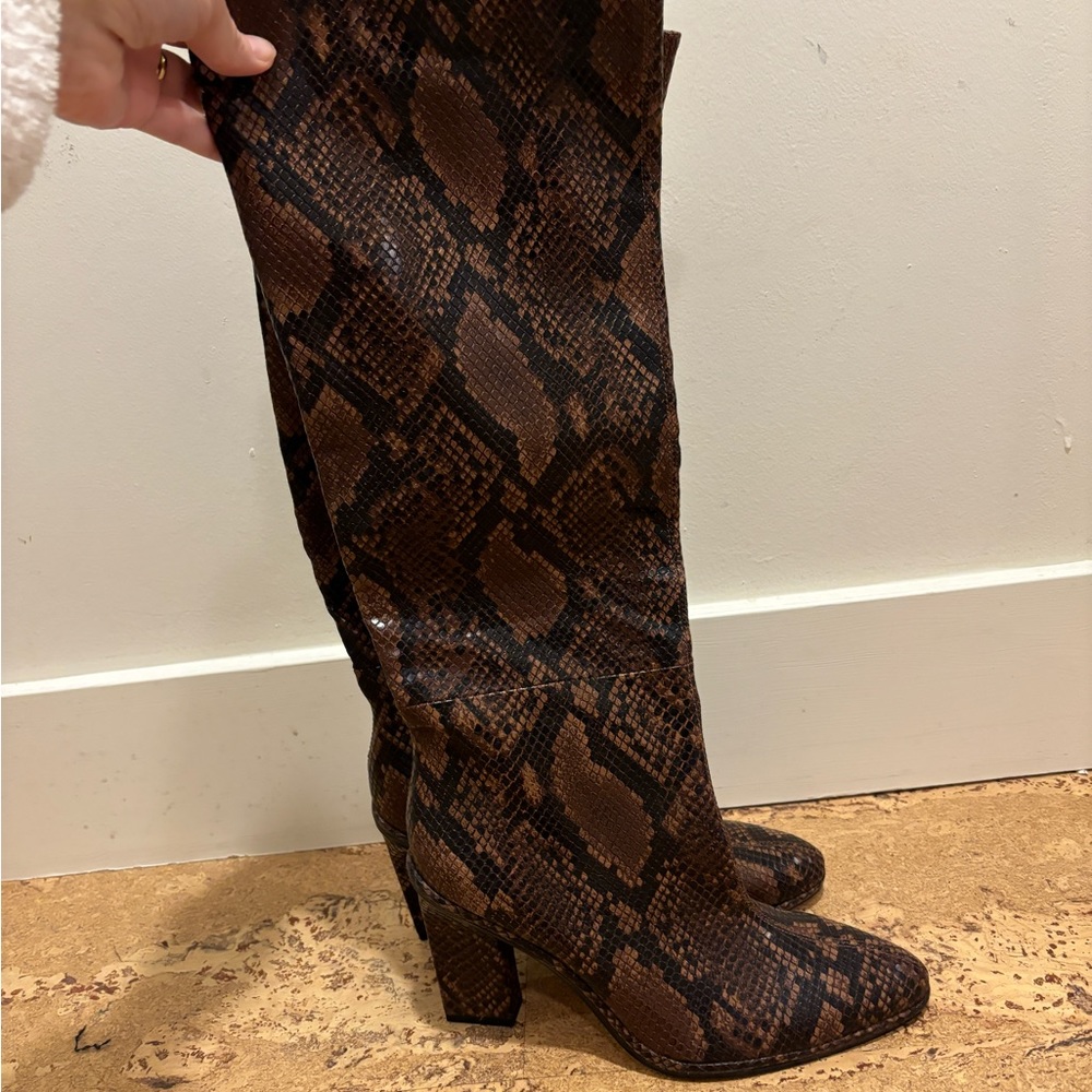 Zara knee high boots